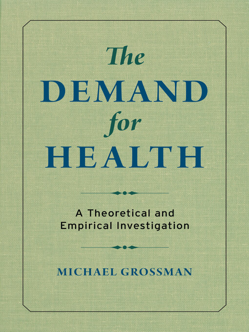 Cover image for The Demand for Health